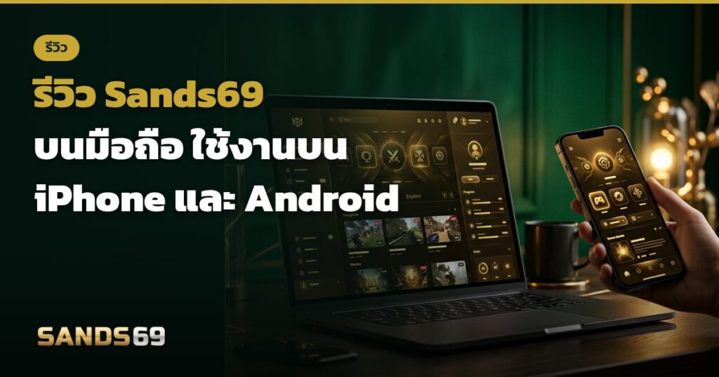 Sands69 มือถือ บน iPhone และ Android